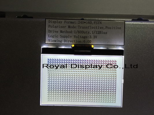 Γραφική LCD Stn γκρίζα 240X160 παράλληλη LCD σημείων ενότητα επίδειξης επίδειξης FFC